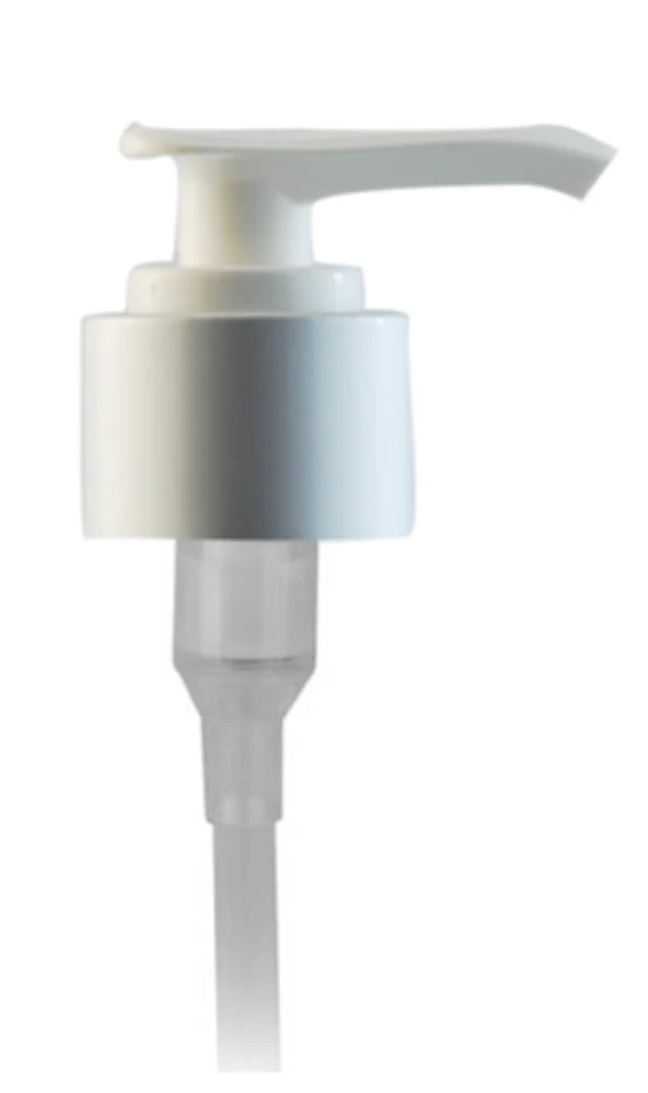 B2B - 24/410 white ribbed pump (white bottle)