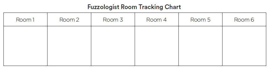 PRINT - Room Tracking Chart - ENGLISH