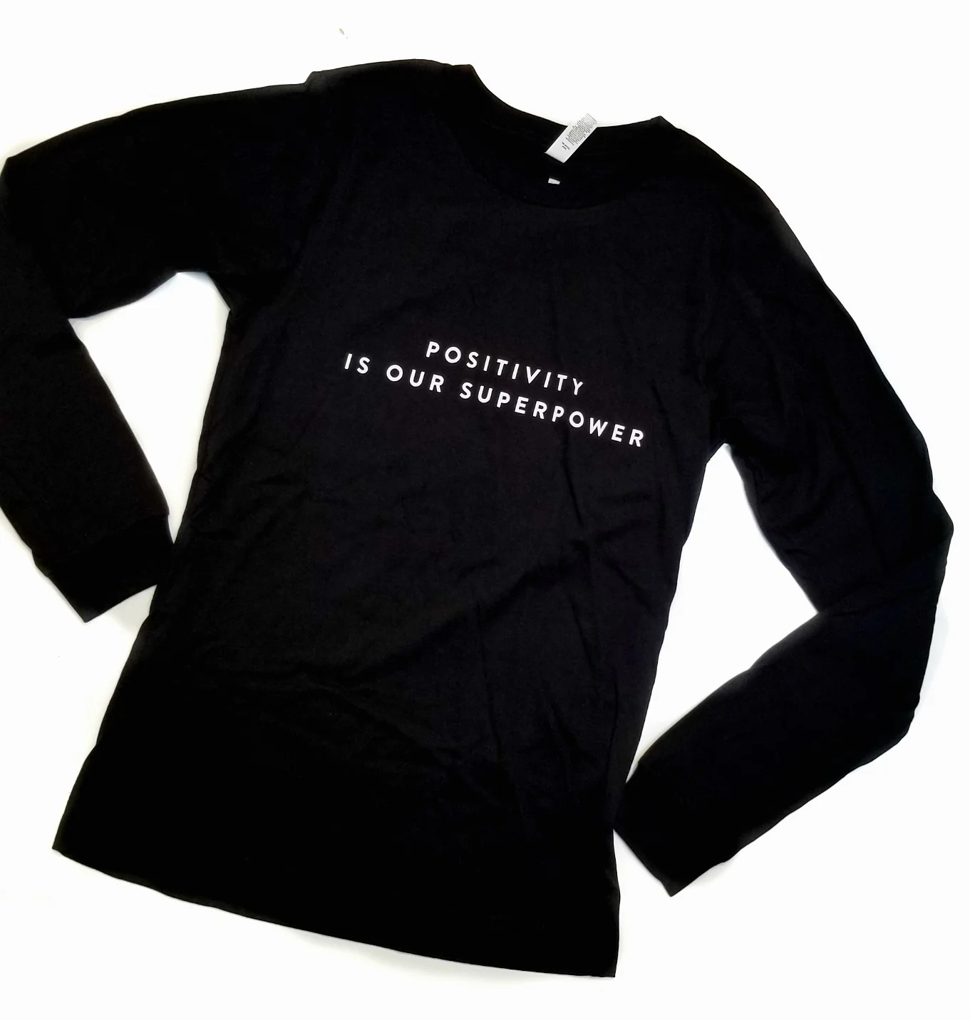 Staff Long Sleeve - "POSITIVITÉ"  FRENCH (XS + XL + XXL)