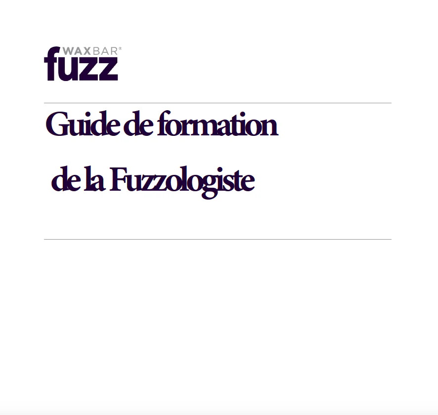 PRINT - Fuzzologist Training Guide - FRENCH