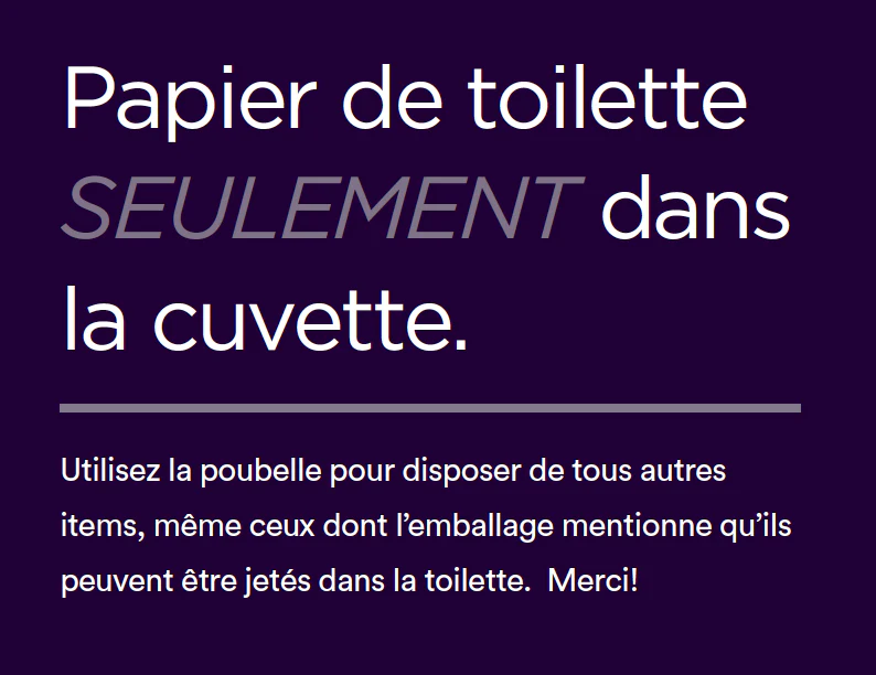 PRINT - Washroom (Toilet Paper) - FRENCH
