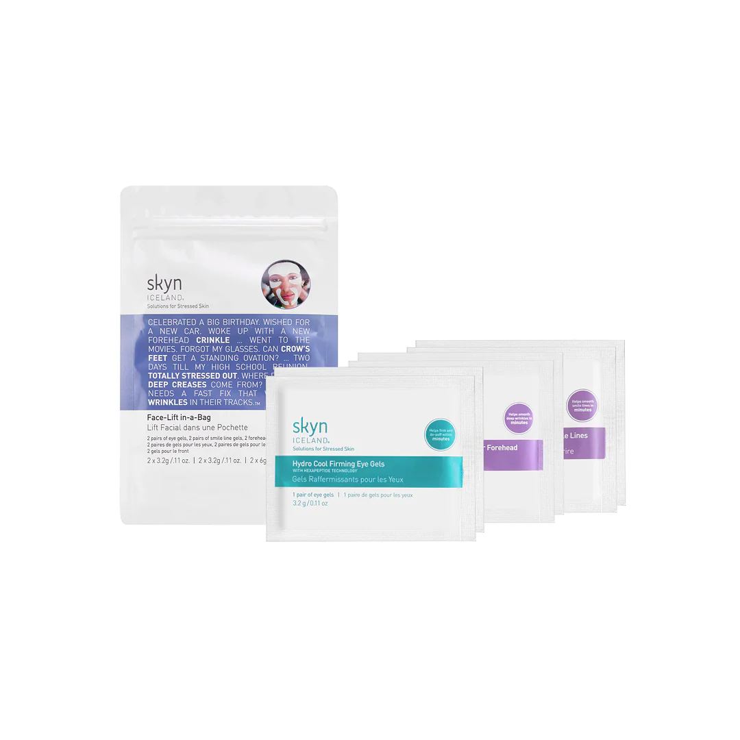 Hydro Cool Firming Face-Lift in-a-Bag (6-piece) by Skyn Iceland