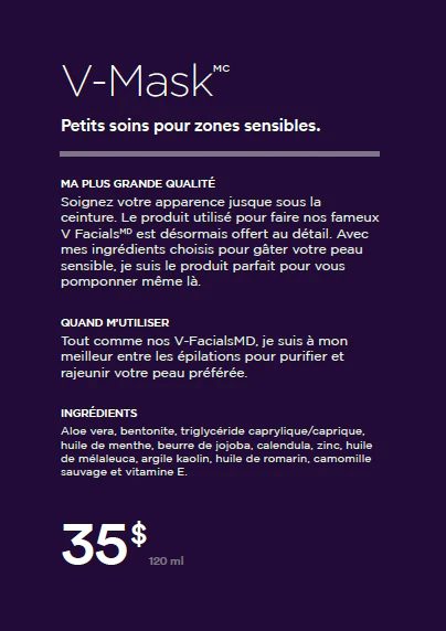 PRINT - Fuzz V-MASK- RETAIL CARD - FRENCH