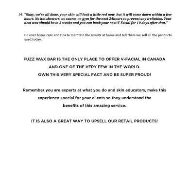 PRINT - V-Facial Script and Steps - FRENCH - Image 6