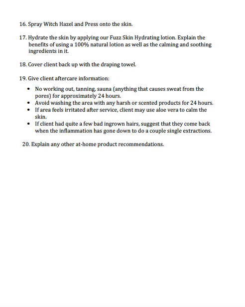 PRINT - V-Facial Steps - ENGLISH - Image 3