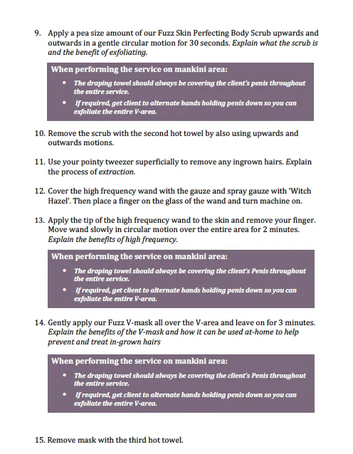 PRINT - V-Facial Steps - FRENCH - Image 2