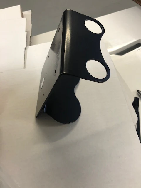 B2B - Black metal holder for lotion and sanitizer