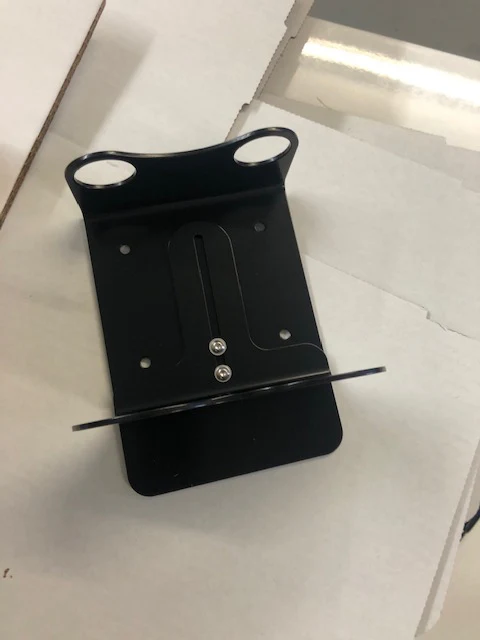 B2B - Black metal holder for lotion and sanitizer - Image 2